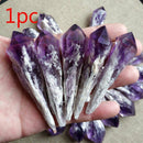 7-9cm Amethyst Cluster Natural Quartz Crystal Point Wand Specimen Reiki Healing
