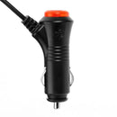 DC12V 5.5x2.1mm Car Auto Vehicle Charger Charging Power Adapter Cable Cord Black