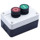 AC 600V 10A Momentary Red Green Sign NO NC Push Button Switch Station Y6W3
