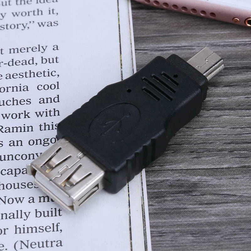 Mini USB 5pin Male to USB2.0 Female OTG Date Converter Adapter Connector
