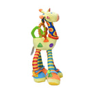 Infant Baby Development Soft Giraffe Animal HandbellsTHattles Handle Toys-OZ