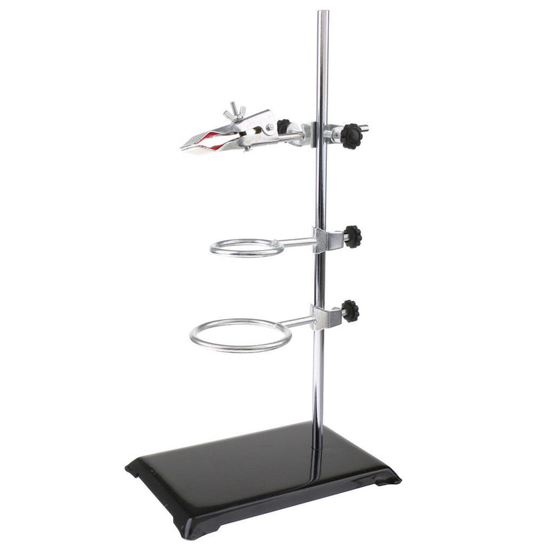 Lab Experiment Metal Beaker Tube Clamp Loop Stand Set Chemistry Experiment