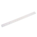 40cm 16 Inches Length Measure Clear Plastic Straight Edge Ruler B8G1