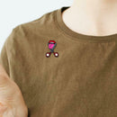 Creative Red Lip Brooch Fashion Scissors Pins Badge Backpack Jacket Gift