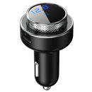 Bluetooth 5.0 Fast Charge Memory Playback For Car ABS FM Transmitter Universal