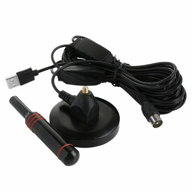 Portable Size 25DB 1080P Antena Digital HDTV Antenna Indoor Signal Flat TV  C3B2