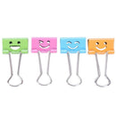 50 x Paper Clips Revolving clips 19mm folder clips in the expression sent b