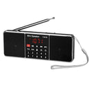 Y-618 Mini Fm Radio Digital Portable Dual 3W Stereo Speaker Mp3 Audio Playe