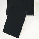 100Pcs Black Aluminum Alloy Card Engraving Metal Business Access Business C