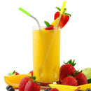 Steel Drink - Straw Bend Straight Stainless Tea Straw 12PCS Juice Tube Milk HX1Y