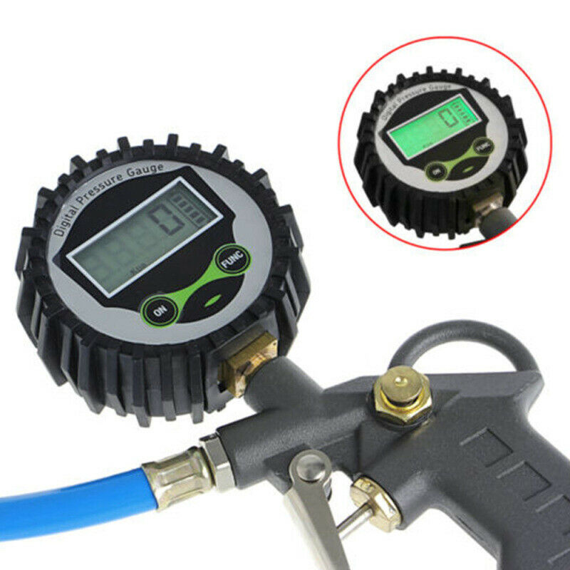 Air Tire Inflator High Accurate Digital 200PSI Pressure Gauge For Car Truck