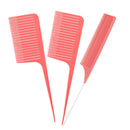 3x Professional Women ABS Plastic Weave Highlighting Foiling Hair Comb