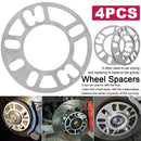 4pcs/pack 5mm Universal Wheel Spacer Styling Shims Plate Car Auto Multiple Bolts
