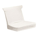 Polyester Seat Chairs Cover for Hotel, Restaurant, Wedding Part Decor-White