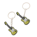 2x Creative Electric Guitar Keychain Car Key Chain Purse Bag Pendant Charm