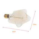 2pieces Edison Light Bulb Decor for Hotels Karaoke Restaurant Cafe 220V-240V
