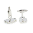 Santa-Pattern Cufflinks Father Christmas Cufflinks Men's Cuff Links Christm Z7V6