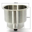 Cup Drink Holder Brushed Stainless Steel for Marine Boat Camper Truck  XIP