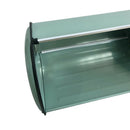 Metal Bread Box Bread Bin Storage Roll Top Lid for Bakery Restaurant Durable