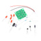 Electronic Funny Kits Voice Control LED Melody Light DIY Kits  JR