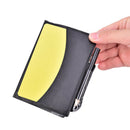 Soccer Referee Red Yellow Card Record Referee Tool Leather Case Pen Notebook BX