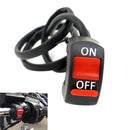Universal 12V Motorcycle Handlebar Accident Hazard Light Switch On/Off Button Gw