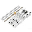 15Pcs 200Mm Optical Axis Guide Bearing Housings Aluminum Rail Shaft Lead Sc