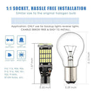 1pc T15 W16W 45 SMD4014 LED Car Reverse Turn Signal Braking Light Bulb A