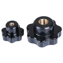 M8 Female Thread ven Star Shaped Head Clamping Nuts Knob Ship F~ii  Hn
