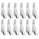 12 Pieces Tablecloth Clips Pinic Table Cloth Cover Clamps Drawing Board Clips