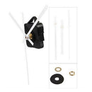 Plastic Clock Movement Replacement with White Spindle Mechanism DIY Repair Parts