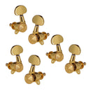 6pcs 3R3L Locking Gear Guitar Tuning Pegs Tuners DIY Making Kits for Folk Guitar
