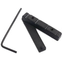 Adjustable Pom Nut Slotted for 4 Strings Bass Guitar Replacement Parts Blac S3K1
