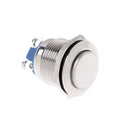 1Pc 19mm waterproof momentary metal push button switch high head switches JR