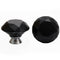 8 X 40mm Diamond Black Crystal Glass Door Cupboard Knobs Pull Handle Drawer L6K4