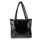 Black Women Space Bale Winter Cotton Totes Lady Shoulder Bag Handbag