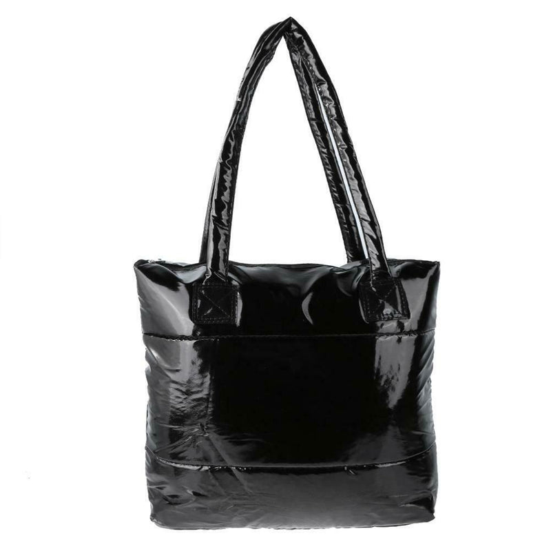 Black Women Space Bale Winter Cotton Totes Lady Shoulder Bag Handbag