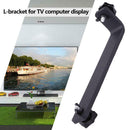 360 Degrees Rotation L Shaped Bracket for TV Computer Type Display Rack