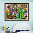 5D DIY Full Drill Diamond Painting Garden Cross Stitch Embroidery Craft Kit