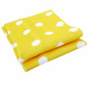 Hairband,Baby Ears Rabbit Polka Dot Elastic Bow Turban Knitted HeadBand (Ye