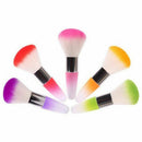 Convenient Colorful Nail Brush For UV Gel Nail Art Dust Cleaner Random Colo M6F6