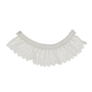New White Women's Girls Lace Faux False Collar Lapel Choker Peter Pan Necklace