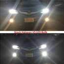 2 PCS H10 HB3 50W 9005 9145 LED white Projector Fog Driving Light Bulbs 6000K