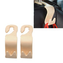 8pcs Multi-functional Car Seat Hook Auto Headrest Hanger Bag Holder Clips fhh