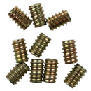 10pcs M8 E-Nut Wood Insert Nut Dowel Screw Fixing Furniture Legs and Bun Fe J2M2
