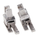 2PCS Right Compensating Presser Feet Top-Stitch for Domesic Sewing Machines