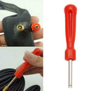 Bicycle Tire Repair Tool MTB Schrader Valve Gas Nozzle Removal Screwdriver L2H9