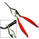 200mm Car Fuel Vacuum Line Tube Hose Remover Separator Angled Pliers Pipe T Y6R1