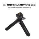 Mini Camera Tripod Stand with Phone Clip for AD200 Flash LED Video Light