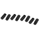 Luggage Backpack Toggle Drawstring Stop Cord Locks 15 Pcs Black